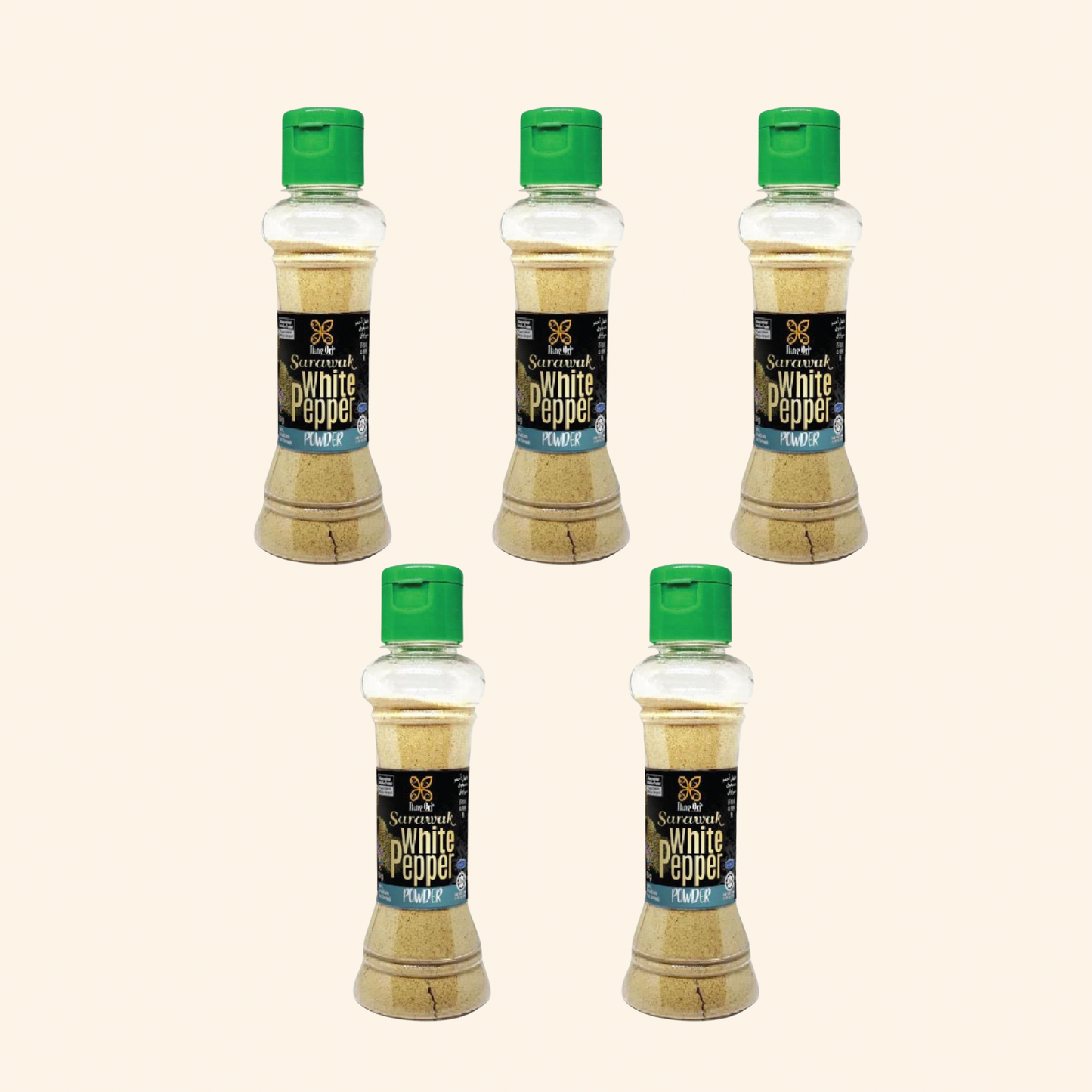 Nang Ori Sarawak White Pepper, 2.82 oz (80 gm)