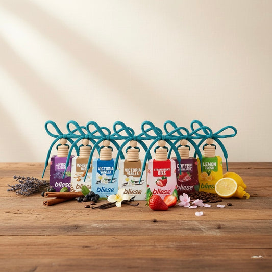 Bliese Hanging Car Air Freshener – Long-Lasting Premium Fragrance, 0.3 fl oz, pack of 2