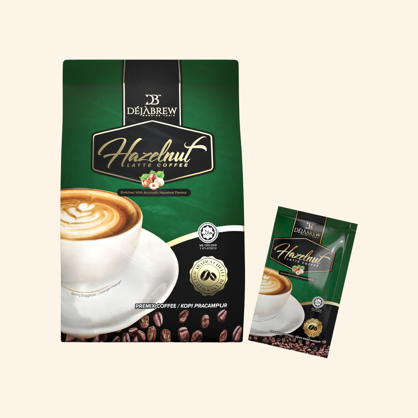 Hazelnut Latte Coffee, 16.5 oz (468 gm)