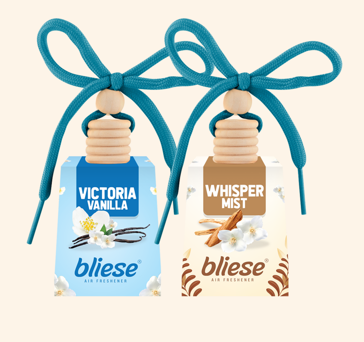 Bliese Hanging Car Air Freshener – Long-Lasting Premium Fragrance, 0.3 fl oz, pack of 2