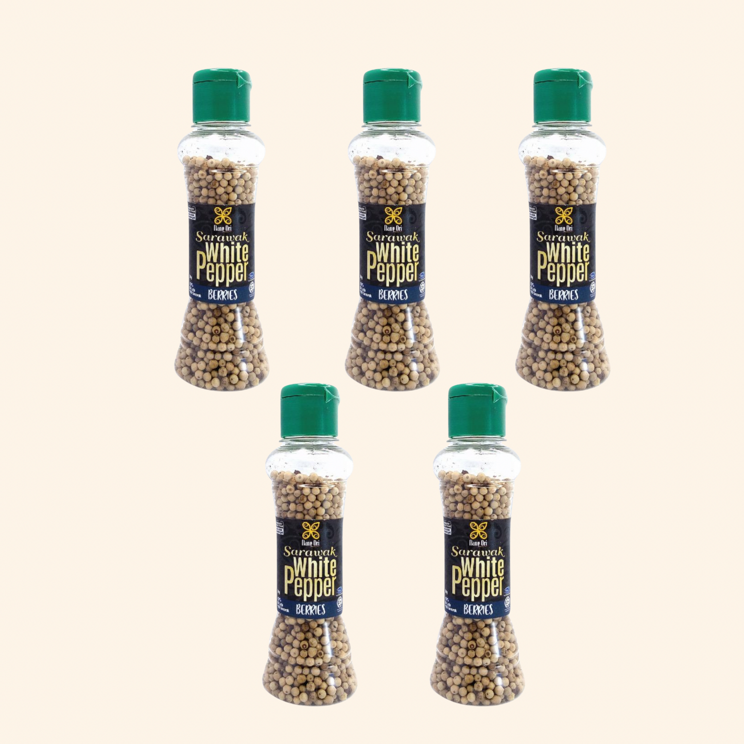 Nang Ori Sarawak White Pepper, 2.82 oz (80 gm)