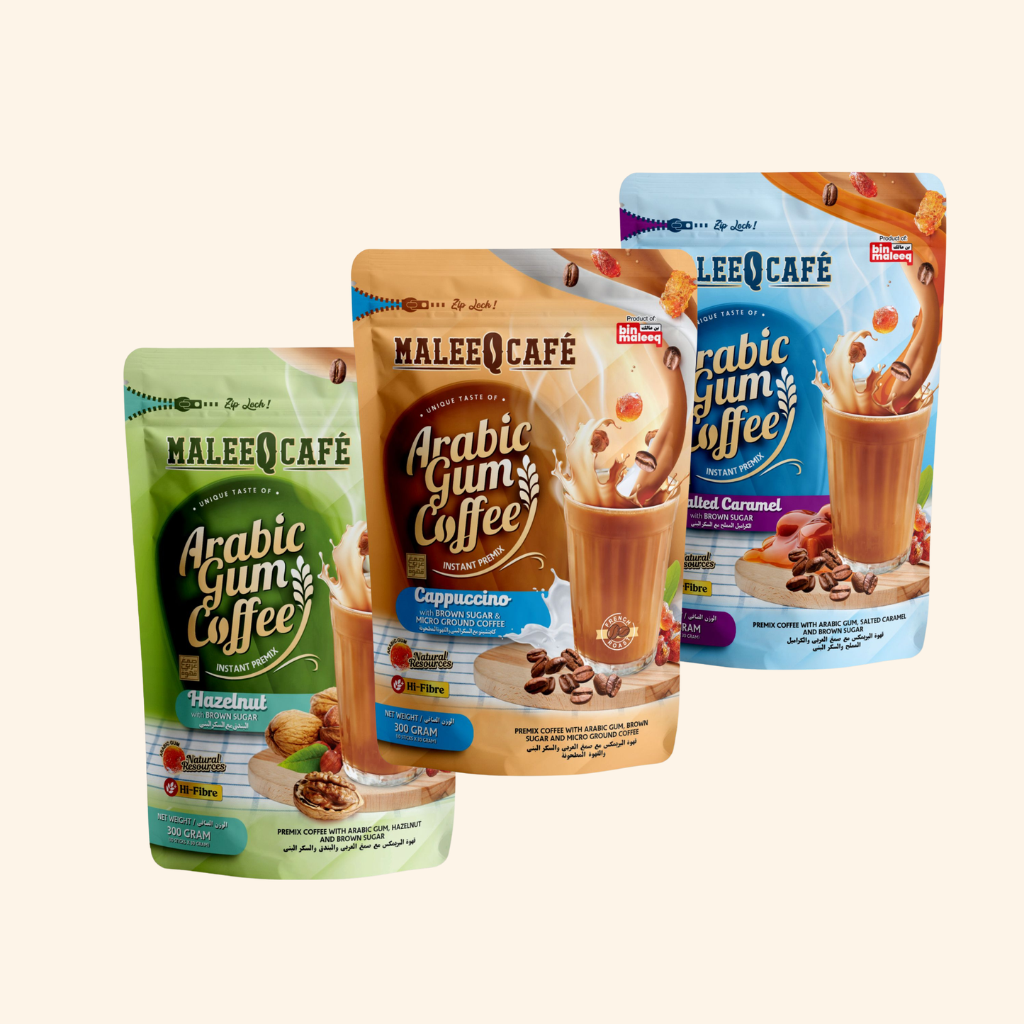 Arabic Gum Coffee, Instant Coffee Premix, 10.58 oz (300 gm)