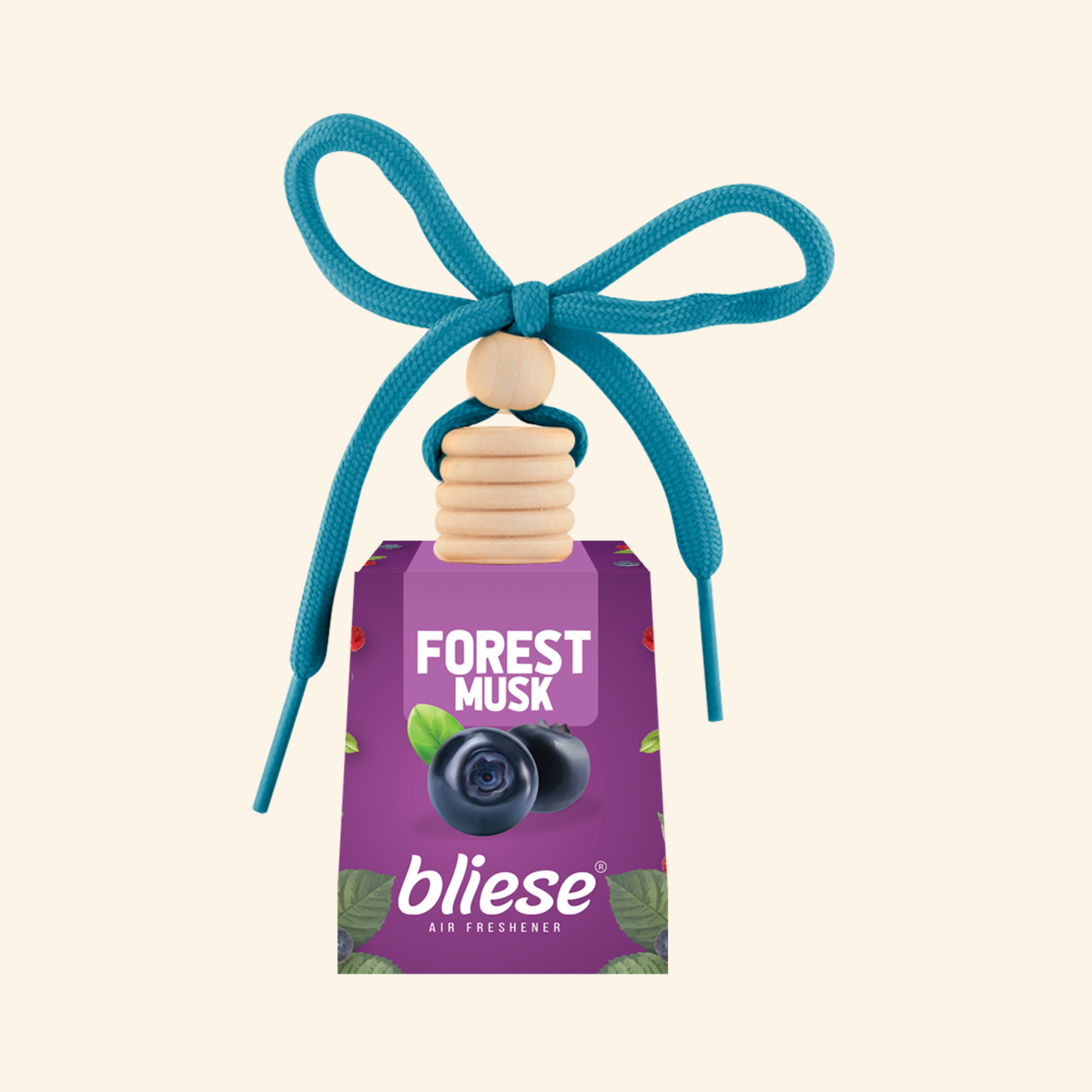 Bliese Hanging Car Air Freshener – Long-Lasting Premium Fragrance, 0.3 fl oz, pack of 2