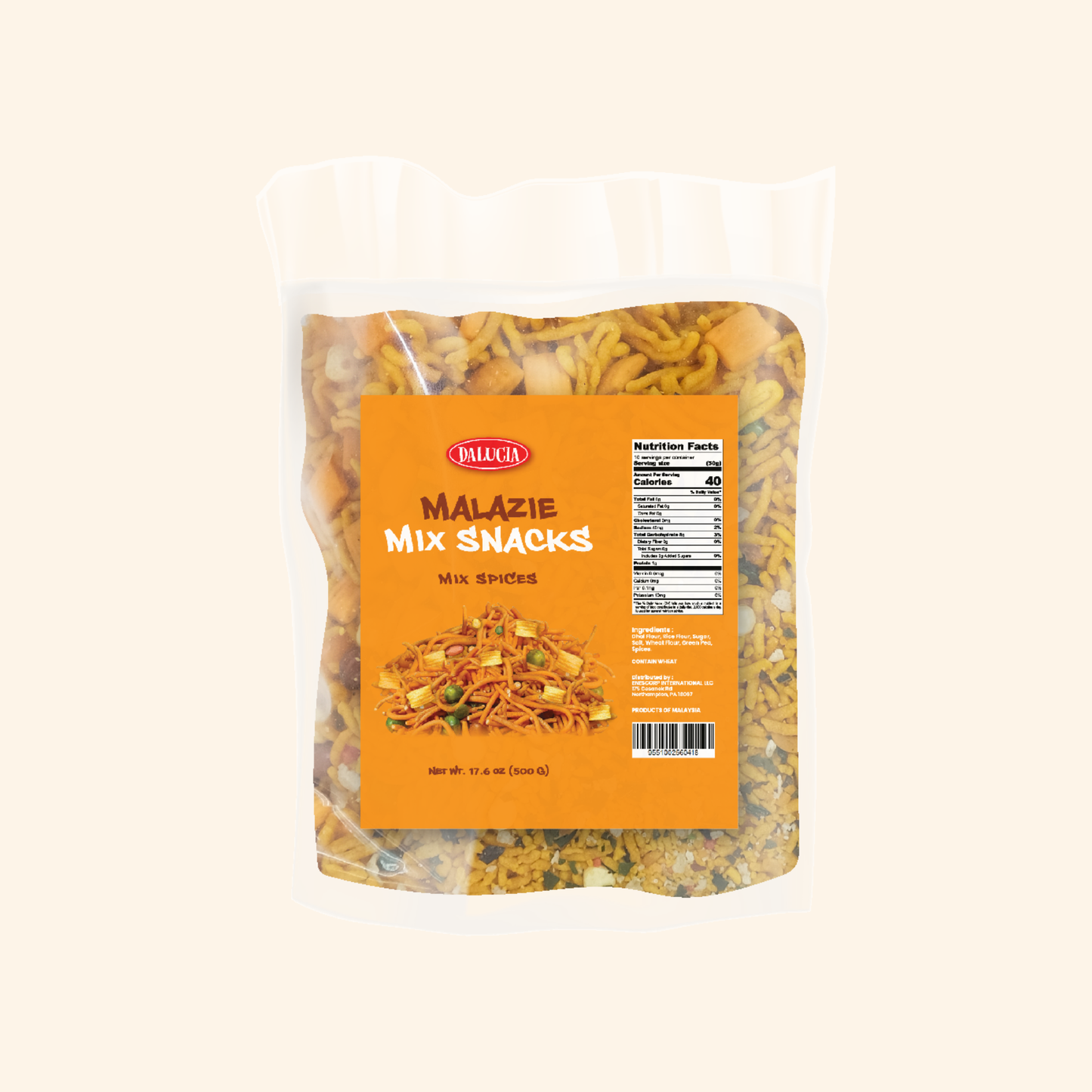 Malazie Mix Snacks – Authentic Malaysian Crunch (500g), pack of 2