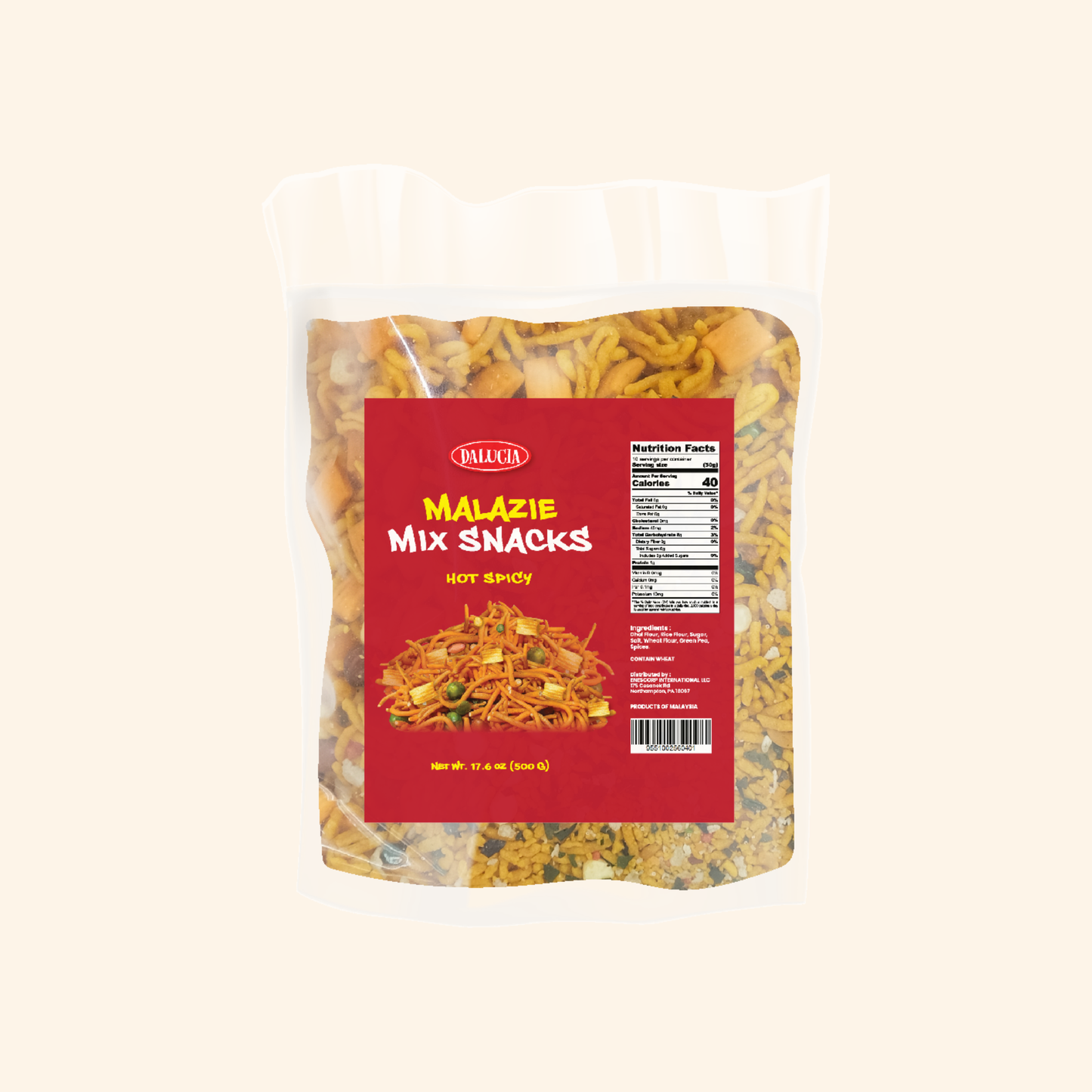 Malazie Mix Snacks – Authentic Malaysian Crunch (500g), pack of 2