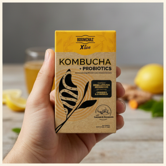 Powdered Kombucha + Probiotics, 0.88 oz (25 gm)
